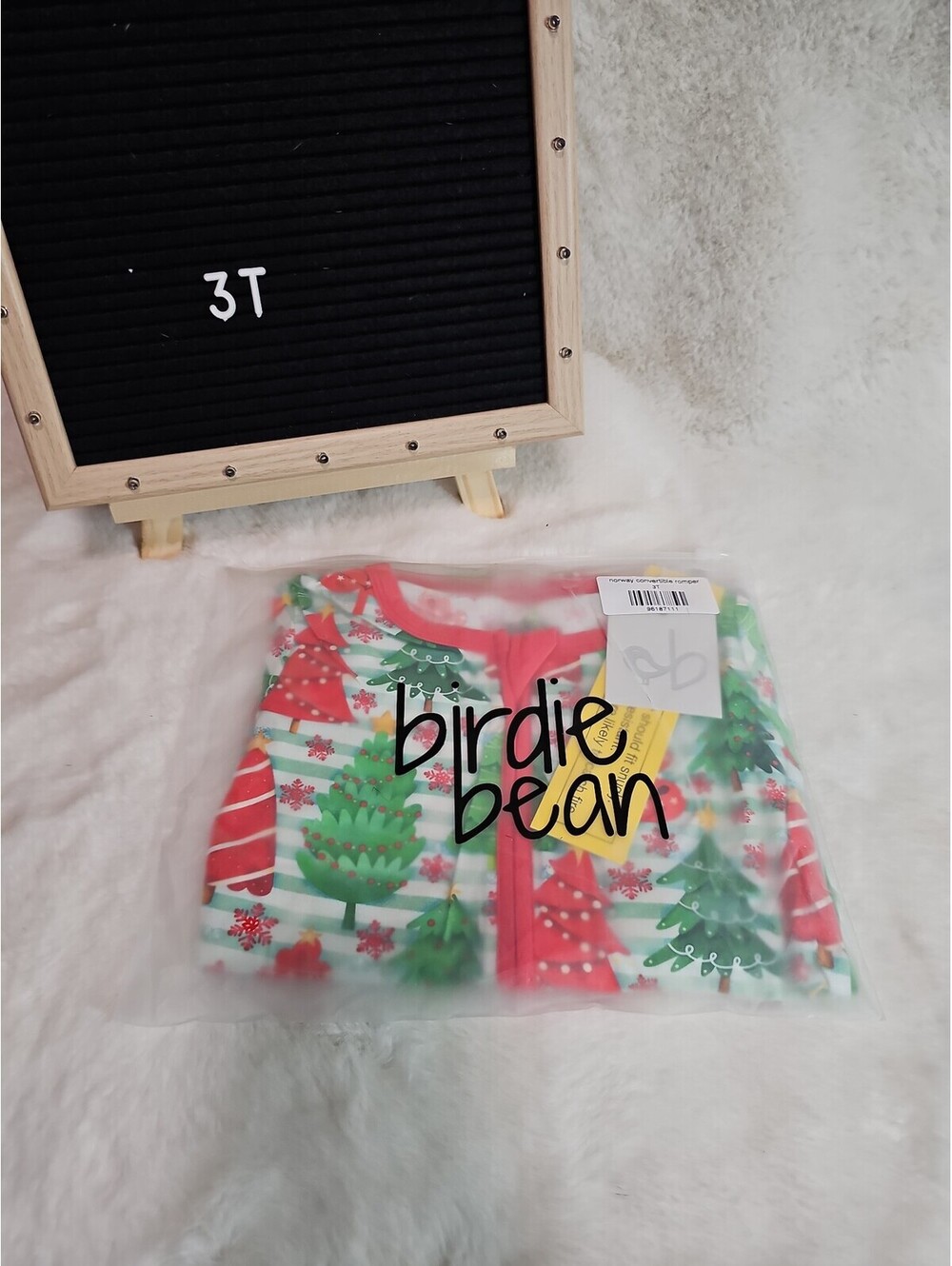 3T Birdie Bean Christmas Zippy